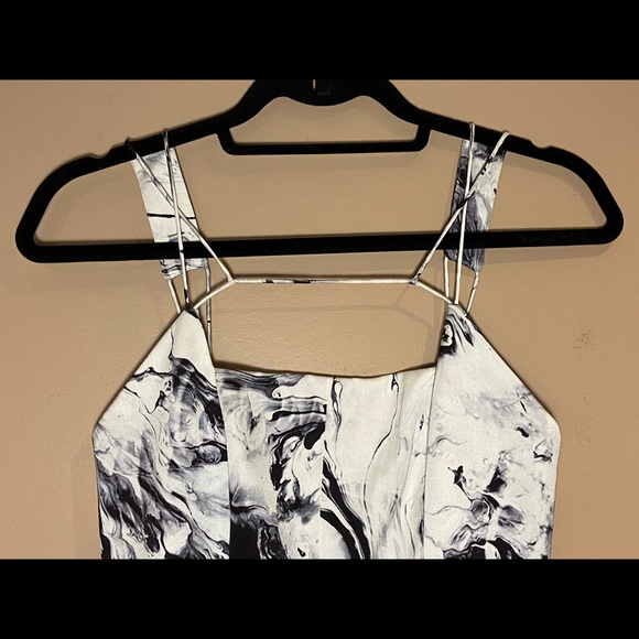 NEW KEEPSAKE Strappy cocktail dress US:S mirror design - Picture 5 of 6